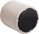 Roy Microsuede Fabric Upholstered Stool - Image 5