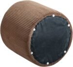 Roy Microsuede Fabric Upholstered Stool - Image 5