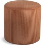 Roy Microsuede Fabric Upholstered Stool