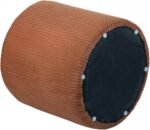 Roy Microsuede Fabric Upholstered Stool - Image 4