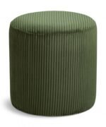 Roy Microsuede Fabric Upholstered Stool
