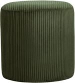 Roy Microsuede Fabric Upholstered Stool - Image 4