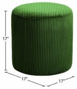 Roy Microsuede Fabric Upholstered Stool - Image 7