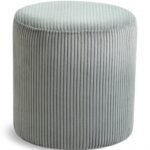 Roy Microsuede Fabric Upholstered Stool