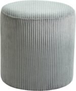 Roy Microsuede Fabric Upholstered Stool - Image 3