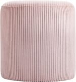 Roy Microsuede Fabric Upholstered Stool - Image 4