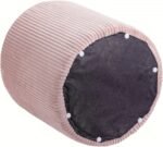 Roy Microsuede Fabric Upholstered Stool - Image 5