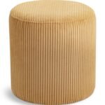 Roy Microsuede Fabric Upholstered Stool
