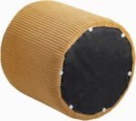 Roy Microsuede Fabric Upholstered Stool - Image 5