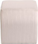 Roy Microsuede Fabric Upholstered Stool - Image 4