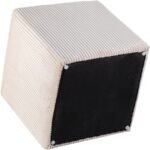 Roy Microsuede Fabric Upholstered Stool - Image 7