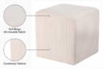Roy Microsuede Fabric Upholstered Stool - Image 9