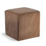 Roy Microsuede Fabric Upholstered Stool