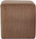 Roy Microsuede Fabric Upholstered Stool - Image 5