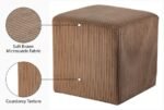 Roy Microsuede Fabric Upholstered Stool - Image 9
