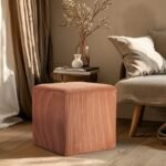 Roy Microsuede Fabric Upholstered Stool - Image 2