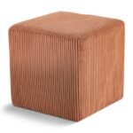 Roy Microsuede Fabric Upholstered Stool