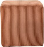 Roy Microsuede Fabric Upholstered Stool - Image 5