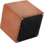 Roy Microsuede Fabric Upholstered Stool - Image 7