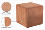 Roy Microsuede Fabric Upholstered Stool - Image 9