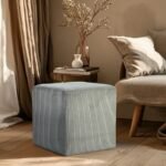Roy Microsuede Fabric Upholstered Stool - Image 2