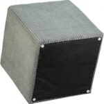 Roy Microsuede Fabric Upholstered Stool - Image 7