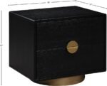 Wade Oak Veneer Nightstand / Side Table - Image 10