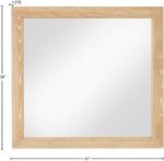 Fairfax Solid Wood And Oak Veneer Frame Mirror - Image 6