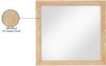 Fairfax Solid Wood And Oak Veneer Frame Mirror - Image 7