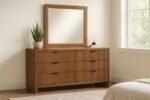 Fairfax Solid Wood And Oak Veneer Frame Mirror - Image 2
