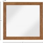 Fairfax Solid Wood And Oak Veneer Frame Mirror - Image 6
