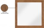 Fairfax Solid Wood And Oak Veneer Frame Mirror - Image 7