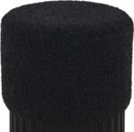 Veranda Boucle Fabric Upholstered Stool - Image 4