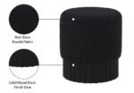 Veranda Boucle Fabric Upholstered Stool - Image 5