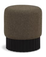 Veranda Boucle Fabric Upholstered Stool