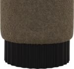 Veranda Boucle Fabric Upholstered Stool - Image 3