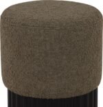 Veranda Boucle Fabric Upholstered Stool - Image 4