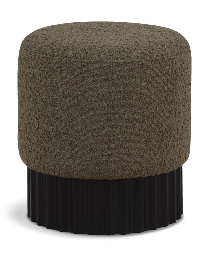 35744.jpg Veranda Boucle Fabric Upholstered Stool - Image 1
