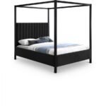 Kelly Boucle Fabric Upholstered Bed