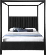 Kelly Boucle Fabric Upholstered Bed - Image 3