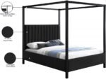 Kelly Boucle Fabric Upholstered Bed - Image 8