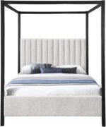 Kelly Boucle Fabric Upholstered Bed - Image 3