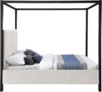 Kelly Boucle Fabric Upholstered Bed - Image 4