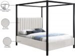 Kelly Boucle Fabric Upholstered Bed - Image 8