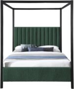 Kelly Boucle Fabric Upholstered Bed - Image 3