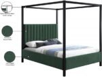 Kelly Boucle Fabric Upholstered Bed - Image 8