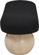 Bowie Boucle Fabric Upholstered Bench - Image 4