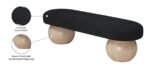 Bowie Boucle Fabric Upholstered Bench - Image 7