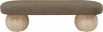 Bowie Boucle Fabric Upholstered Bench - Image 3