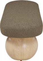 Bowie Boucle Fabric Upholstered Bench - Image 4
